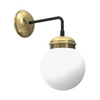 wall lamp Hydro opal glass dia 160 mm 1xE27