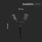 Oprawa ogrodowa SPIKE - 2xE27 / IP44
