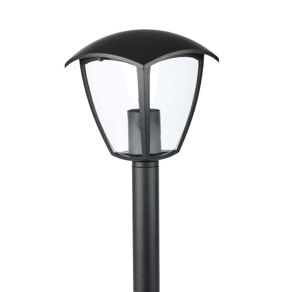 Słupek ogrodowy / Wysokość: 600mm / Obudowa: Czarna