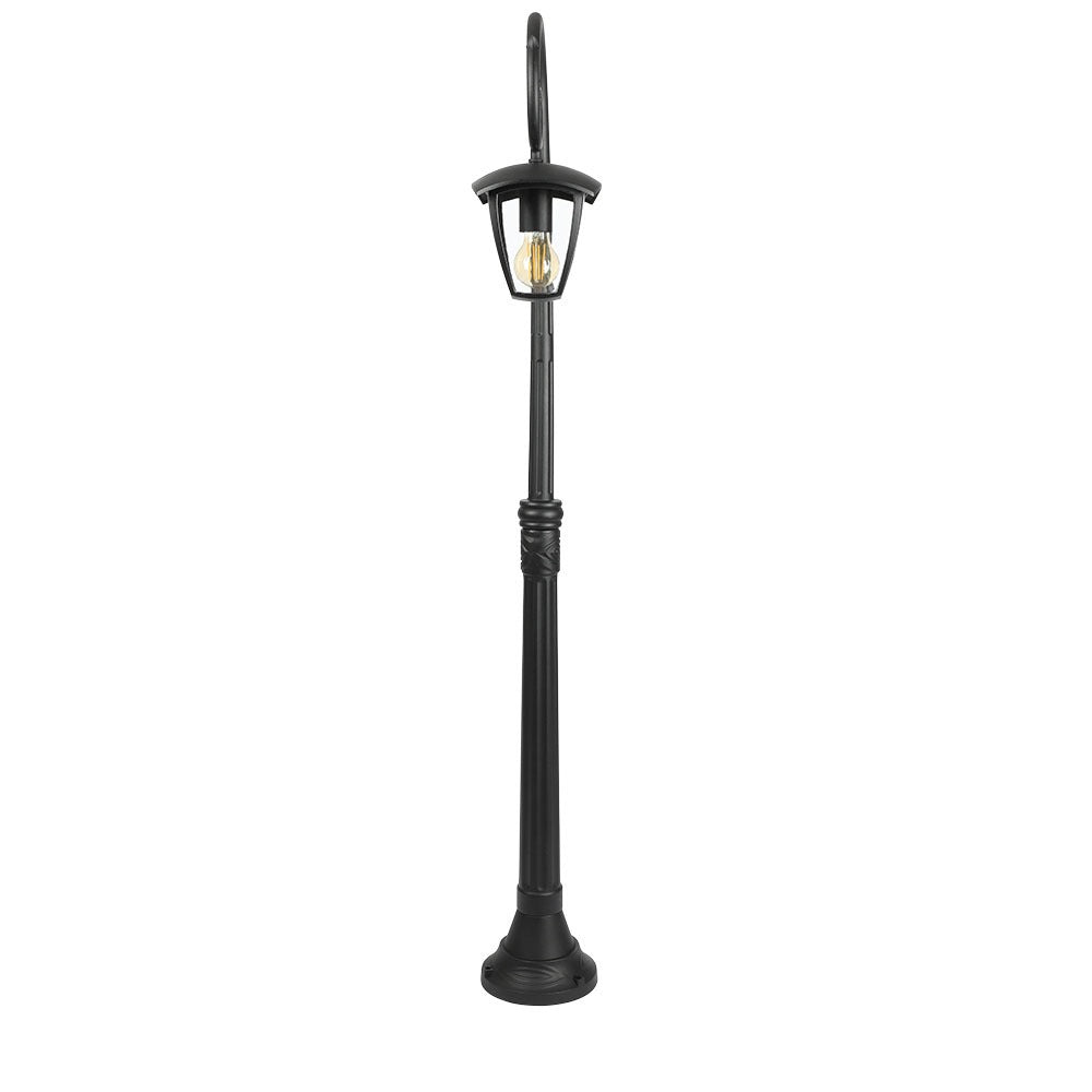 Słup ogrodowy / Trzonek: E27 / Wysokość: 1365mm / IP44 / Obudowa Czarna