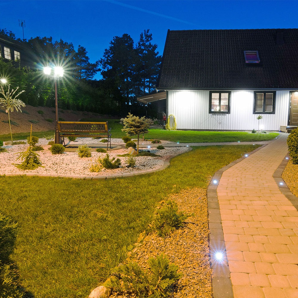 Słup ogrodowy / Trzonek: 2xE27 / Wysokość: 1410mm / IP44 / Obudowa Czarna