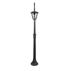 Słup ogrodowy / Trzonek: 2xE27 / Wysokość: 1410mm / IP44 / Obudowa Czarna