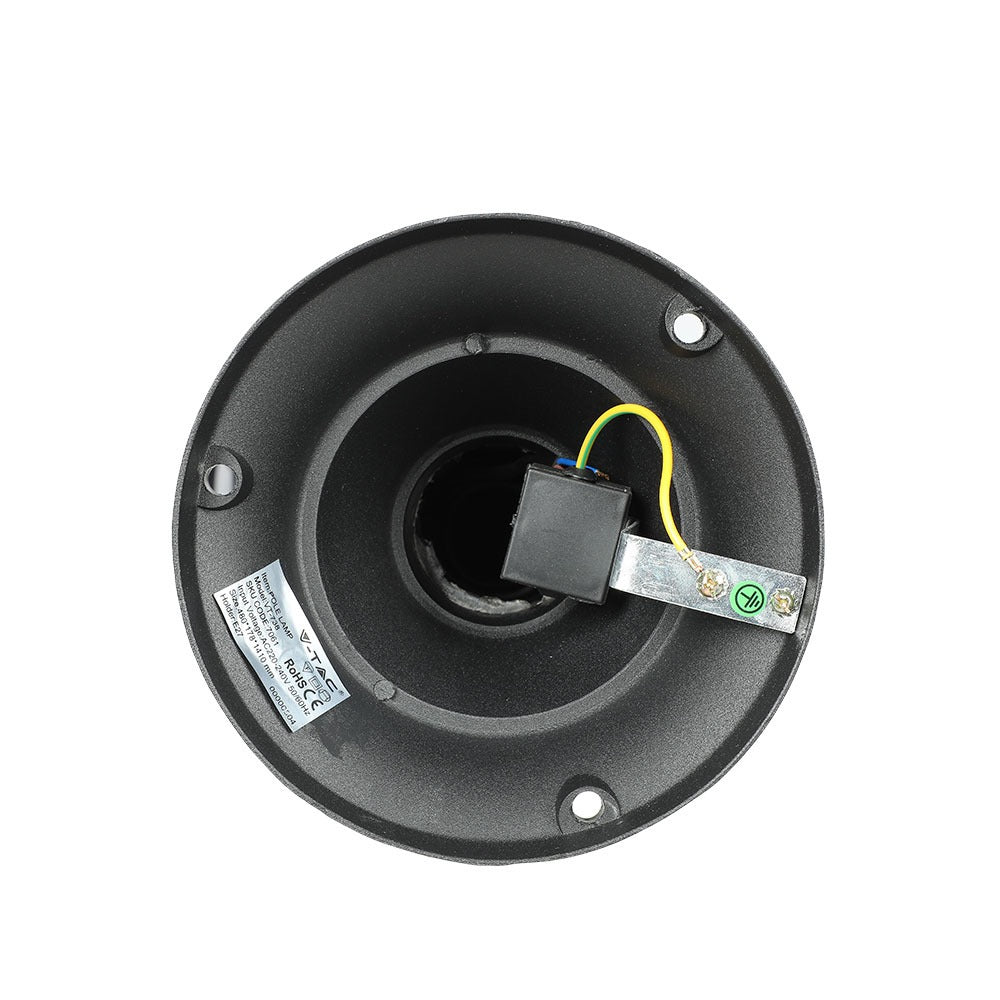 Słup ogrodowy / Trzonek: 2xE27 / Wysokość: 1410mm / IP44 / Obudowa Czarna