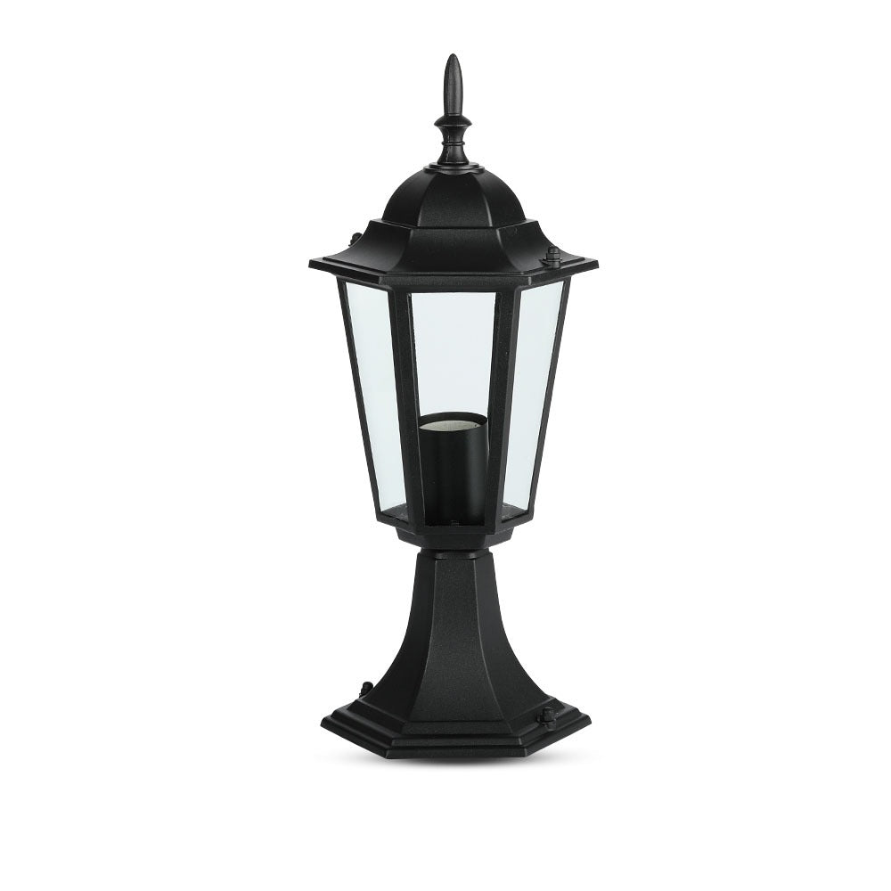 Lampa stojąca ogrodowa / Wysokość: 300mm / Obudowa: Czarna