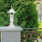 Lampa stojąca ogrodowa / Wysokość: 300mm / Obudowa: Biała