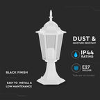 Lampa stojąca ogrodowa / Wysokość: 300mm / Obudowa: Biała