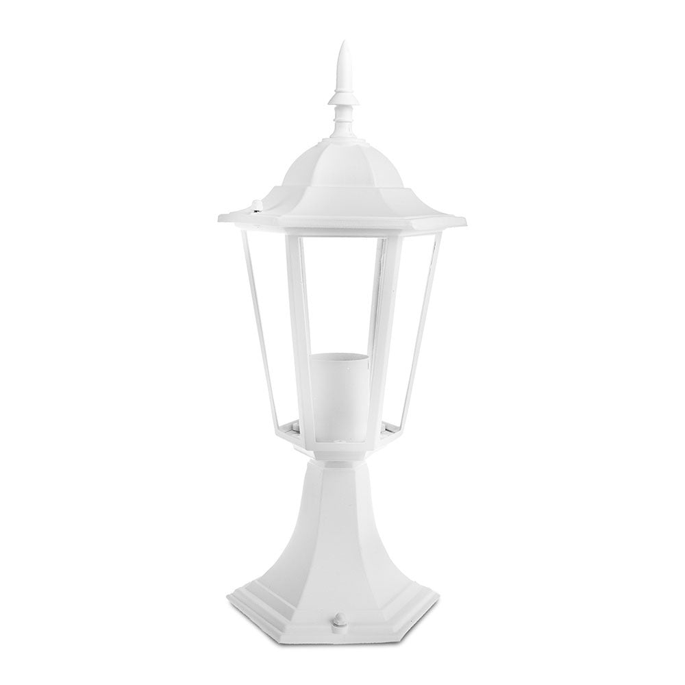 Lampa stojąca ogrodowa / Wysokość: 300mm / Obudowa: Biała