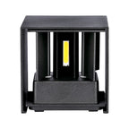 6W Kinkiet kwadrat LED / CHIP BRIDGELUX / Barwa:4000K / Czarny