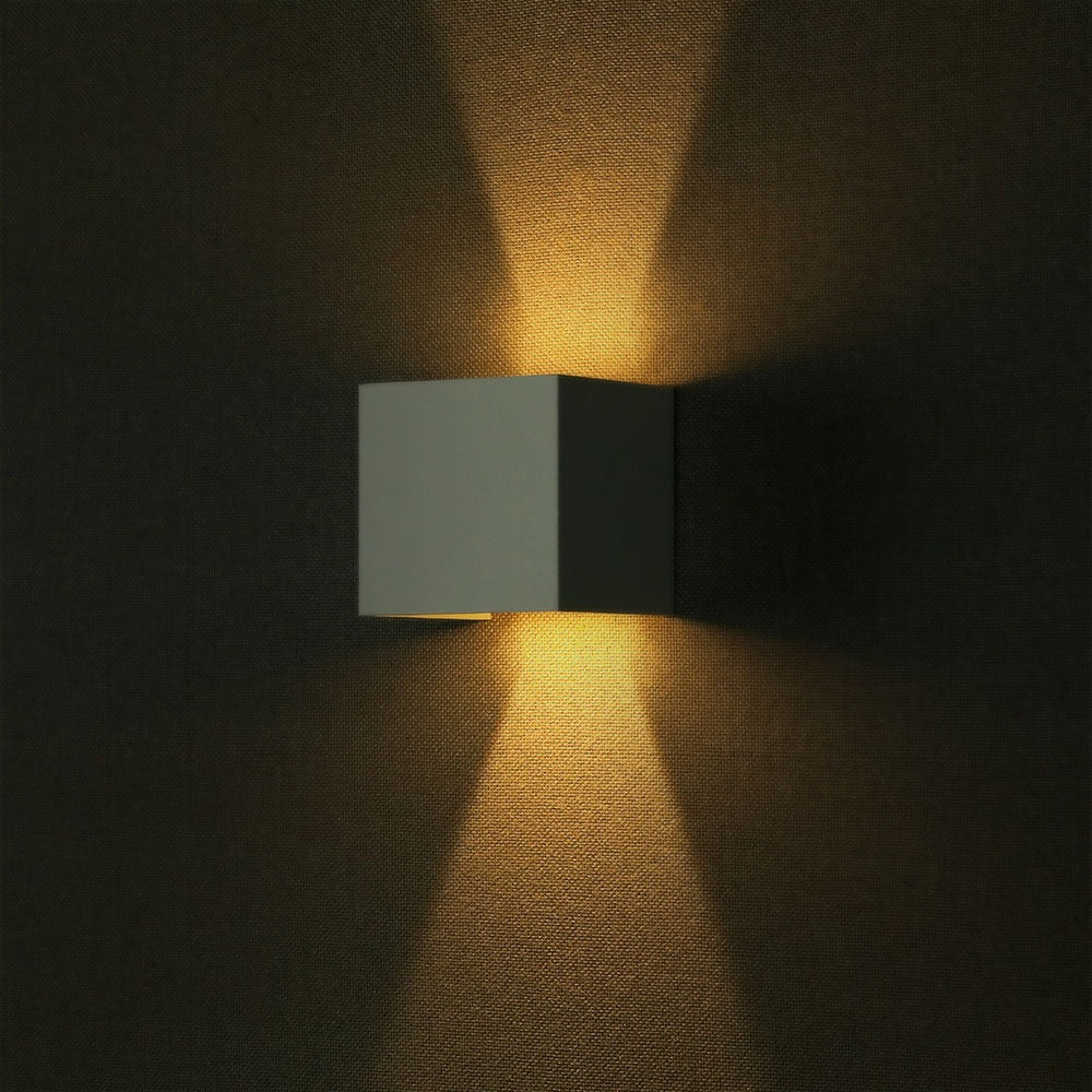 6W Kinkiet kwadrat LED / CHIP BRIDGELUX / Barwa:4000K / Biały