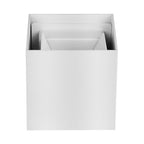 6W Kinkiet kwadrat LED / CHIP BRIDGELUX / Barwa:3000K / Biały