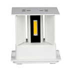 6W Kinkiet kwadrat LED / CHIP BRIDGELUX / Barwa:3000K / Biały