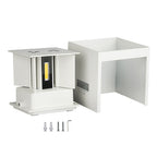 6W Kinkiet kwadrat LED / CHIP BRIDGELUX / Barwa:4000K / Biały