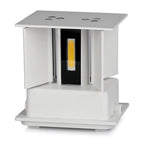 6W Kinkiet kwadrat LED / CHIP BRIDGELUX / Barwa:3000K / Biały