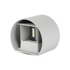6W Kinkiet walec LED / CHIP BRIDGELUX / Barwa:3000K / Szary
