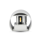 6W Kinkiet walec LED / CHIP BRIDGELUX / Barwa:3000K / Szary