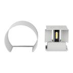 6W Kinkiet walec LED / CHIP BRIDGELUX / Barwa:3000K / Szary