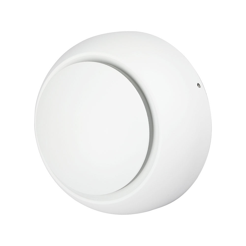 5W Kinkiet okrągły LED / CHIP BRIDGELUX / Barwa:3000K / Biały