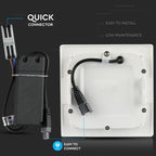 12W Panel LED / Chip SAMSUNG / Barwa:6400K / Kwadrat