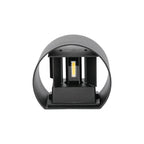6W Kinkiet walec LED / CHIP BRIDGELUX / Barwa:3000K / Czarny