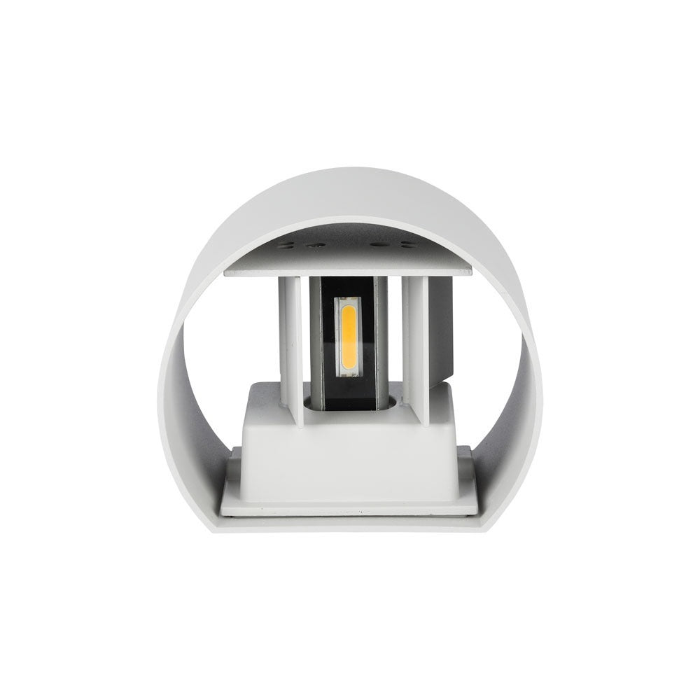 6W Kinkiet walec LED / CHIP BRIDGELUX / Barwa:4000K / Biały