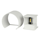 6W Kinkiet walec LED / CHIP BRIDGELUX / Barwa:4000K / Biały