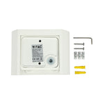 6W Kinkiet walec LED / CHIP BRIDGELUX / Barwa:4000K / Biały