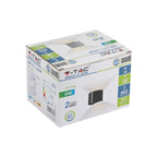 6W Kinkiet walec LED / CHIP BRIDGELUX / Barwa:3000K / Szary