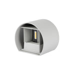 6W Kinkiet walec LED / CHIP BRIDGELUX / Barwa:4000K / Szary