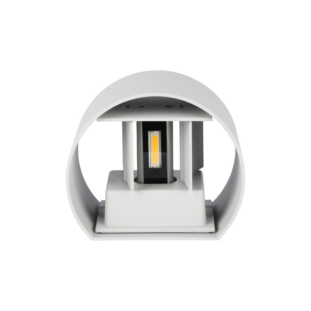 6W Kinkiet walec LED / CHIP BRIDGELUX / Barwa:4000K / Szary