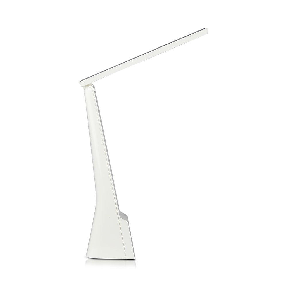 4W Lampka biurkowa / Barwa 3w1 / Biały + Srebrny