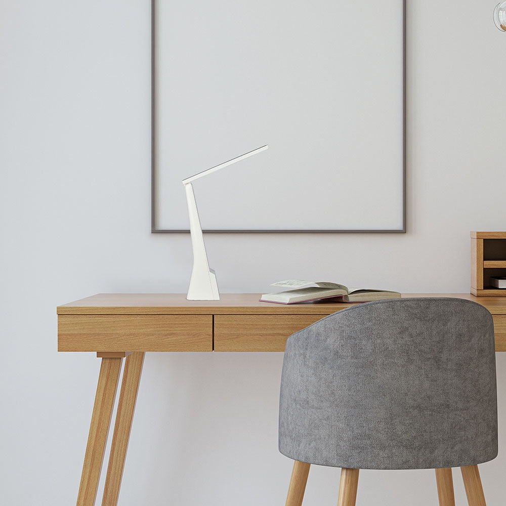 4W Lampka biurkowa / Barwa 3w1 / Biały + Złoty