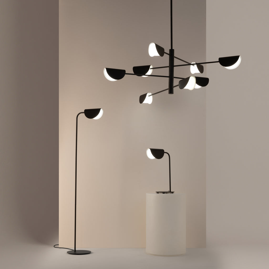 Maytoni Lampa wisząca Mollis - Metal - Czarny MOD126PL-08B