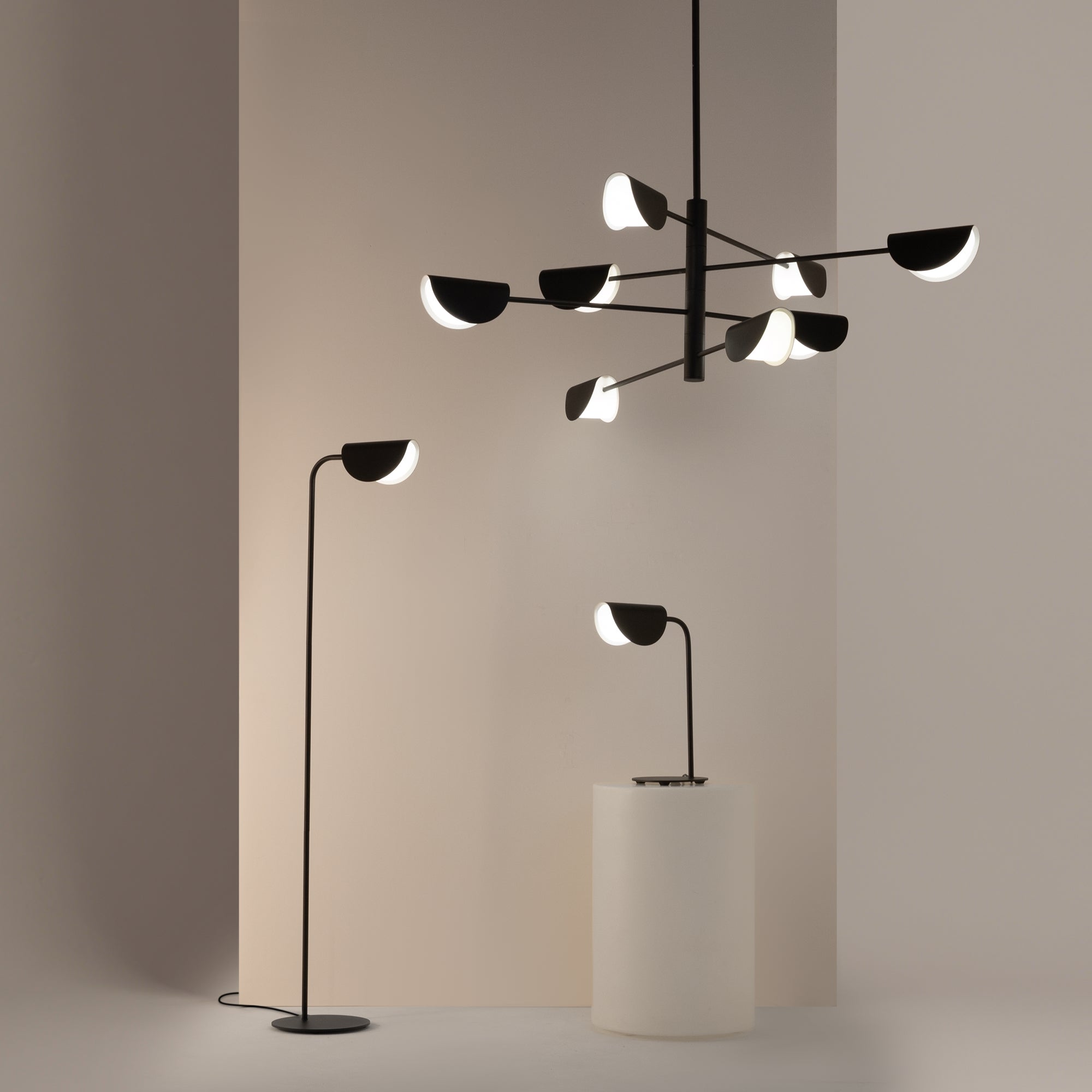 Maytoni Lampa wisząca Mollis - Metal - Czarny MOD126PL-08B