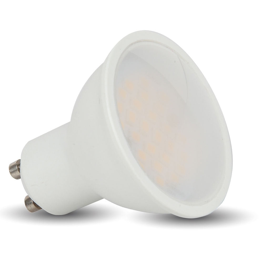 3W GU10 Żarówka LED / Klosz: Mleczny/ Barwa:3000K / Kąt 110' / Trzonek:GU10