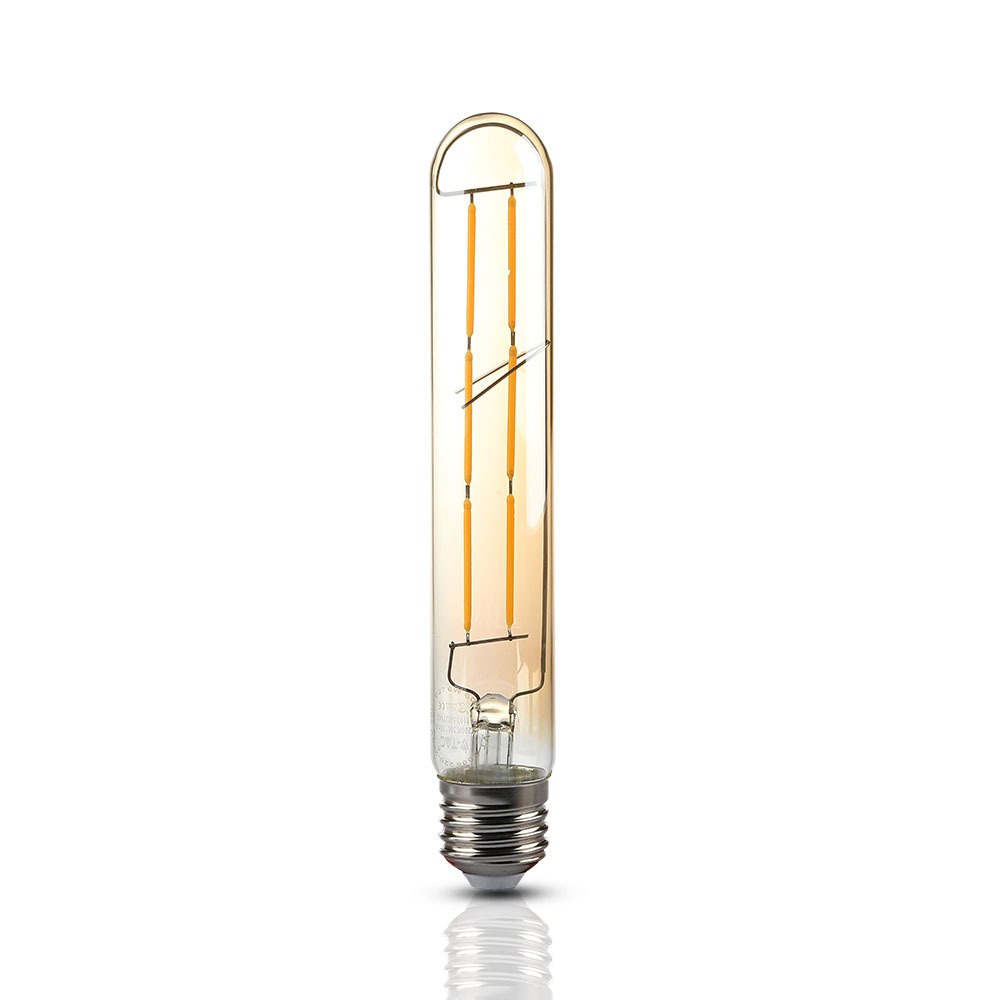 6W T30 Żarówka LED Filament / Klosz Bursztynowy / Barwa:2200K / Trzonek:E27