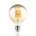 8W G95 Żarówka LED Filament / Klosz Bursztynowy / Barwa:2200K / Trzonek:E27