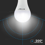 6W A60 Żarówka LED sterowana pilotem / Barwa:RGB+4000K / Trzonek:E27