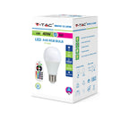 6W A60 Żarówka LED sterowana pilotem / Barwa:RGB+6400K / Trzonek:E27