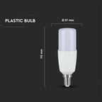 9W T37 Żarówka LED / BARWA:2700K / Trzonek:E14