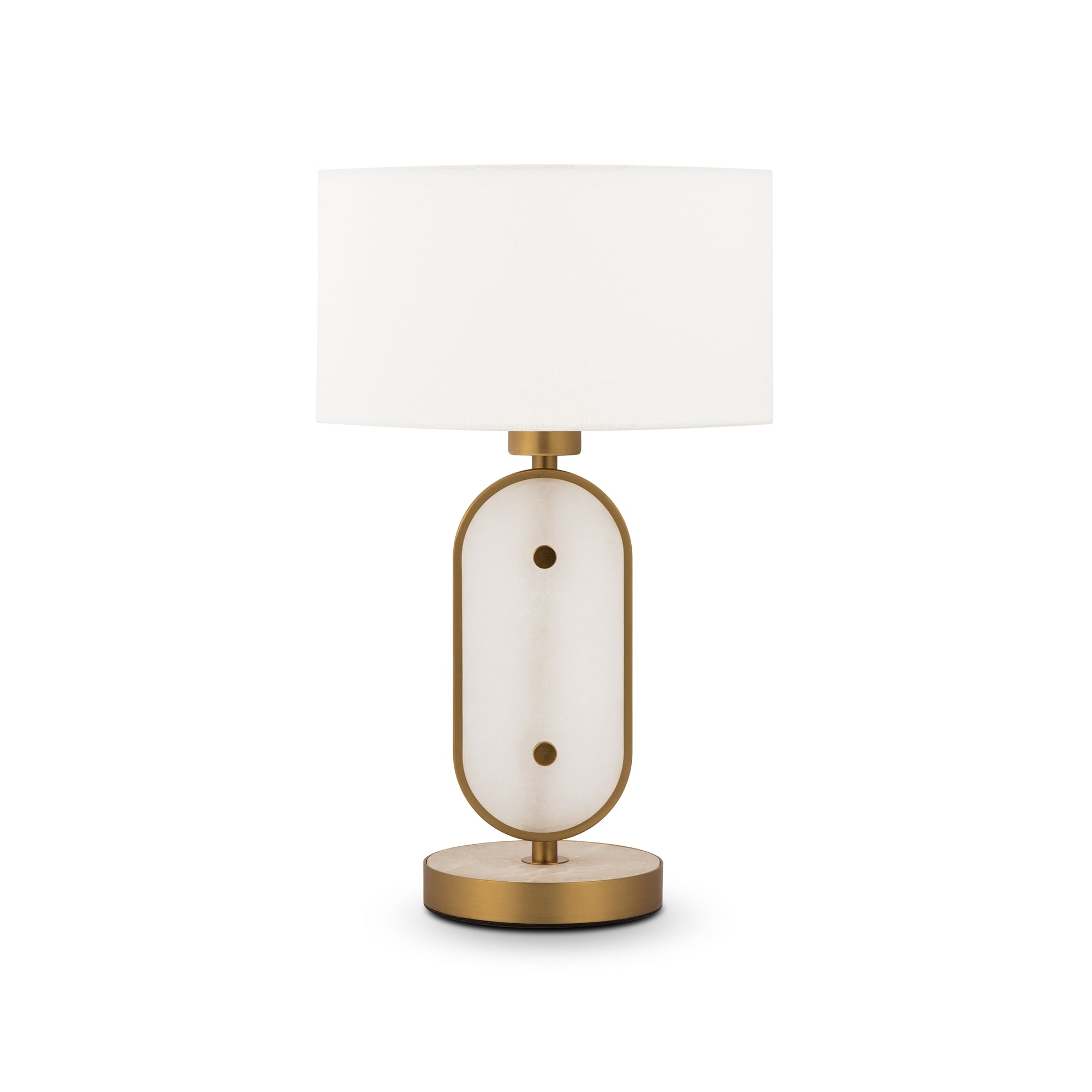 Maytoni Lampa stołowa Marmo - Metal + alabaster - Mosiądz MOD099TL-01G