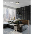 Maxlight Plafon Sekko - Aluminium + żelazo + akryl - Czarny C0218