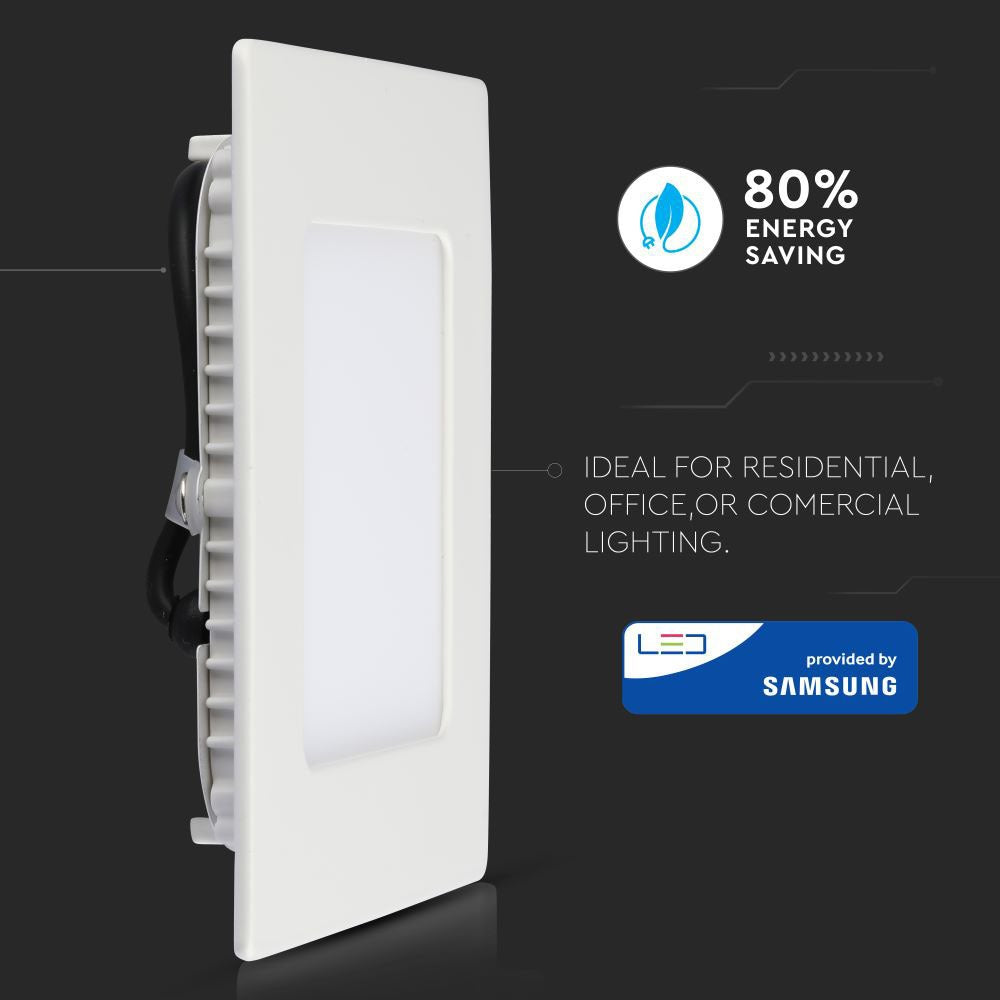 24W Panel LED / Chip SAMSUNG / Barwa:4000K / Kwadrat