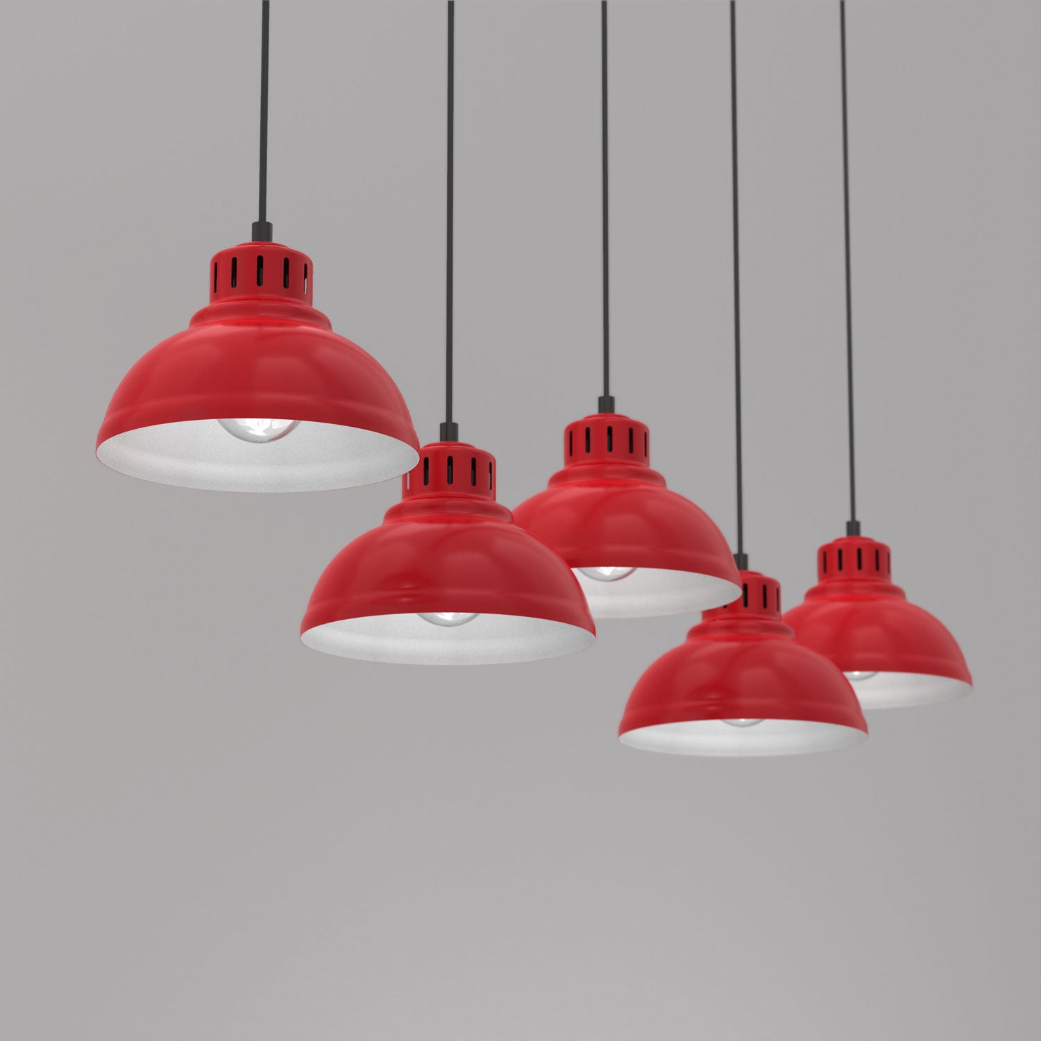 żyrandol Sven red 5xE27
