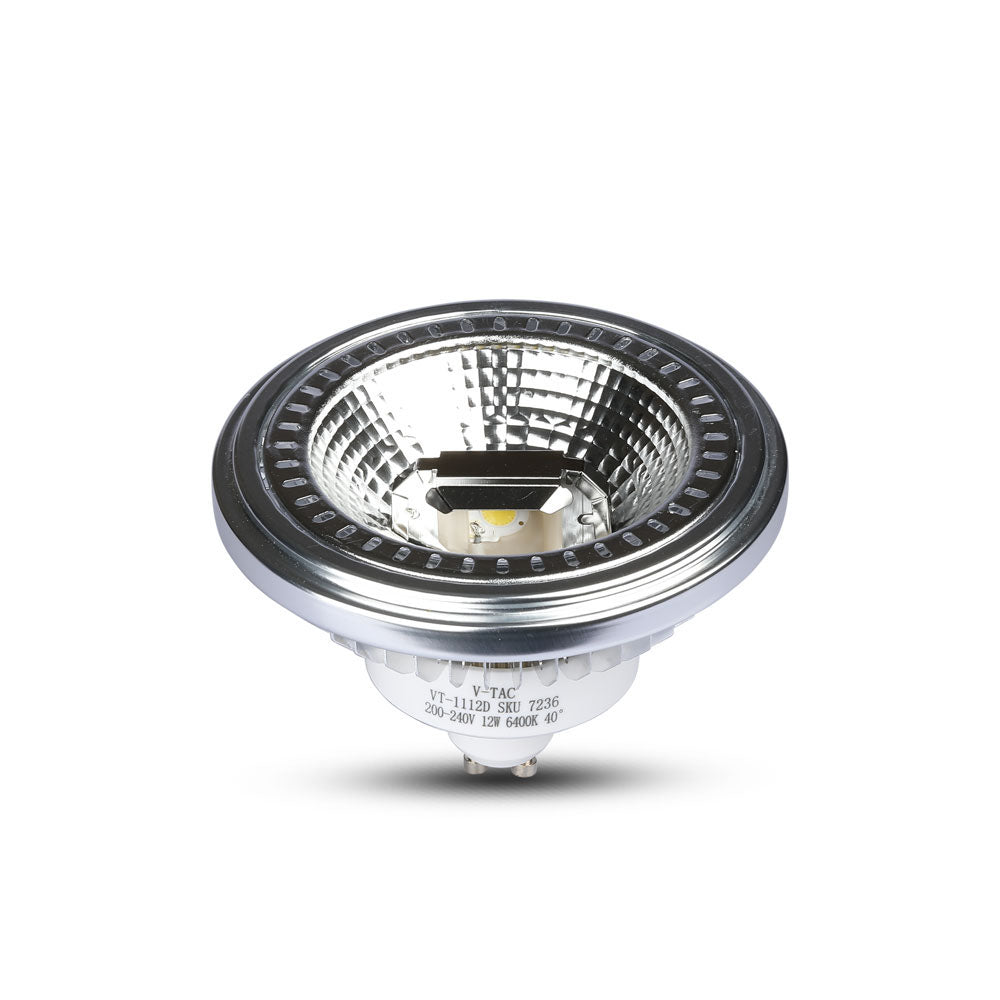 12W AR111 LED SPOTLIGHT / Barwa:4500K / Trzonek:GU10 / Ściemniana
