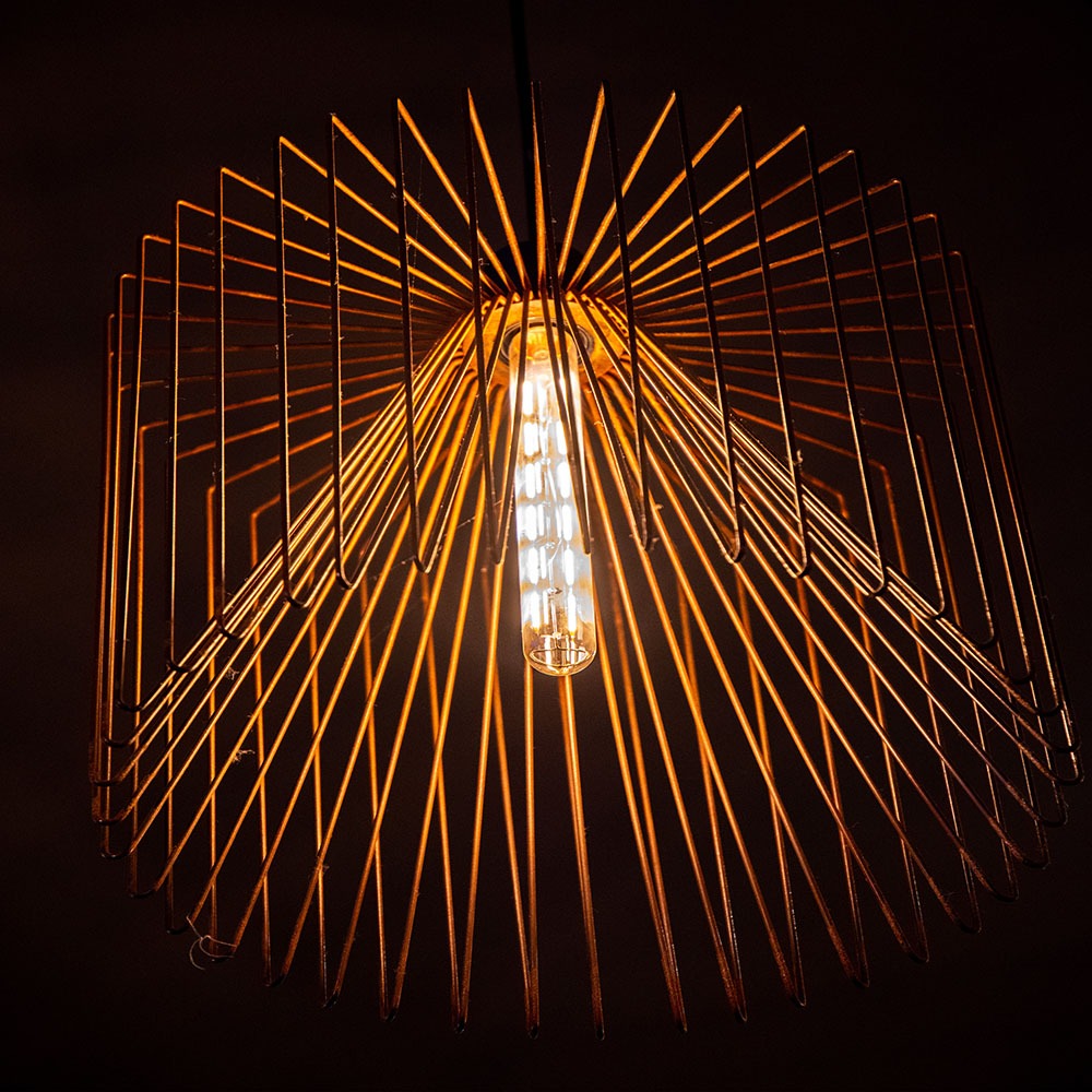 2W T30 Żarówka LED Filament / Klosz: Bursztynowy / Barwa:2200K / Trzonek:E27