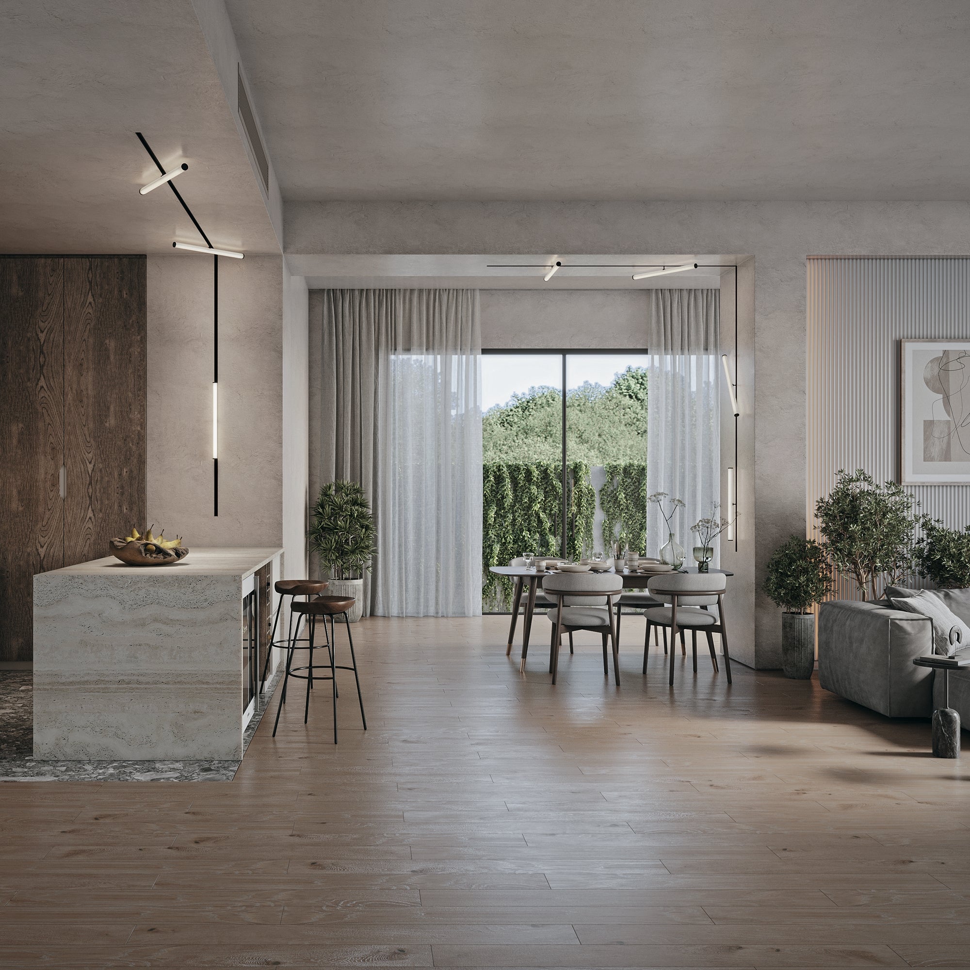 Oprawa szynowa Larc TR086-2-25W3K-B