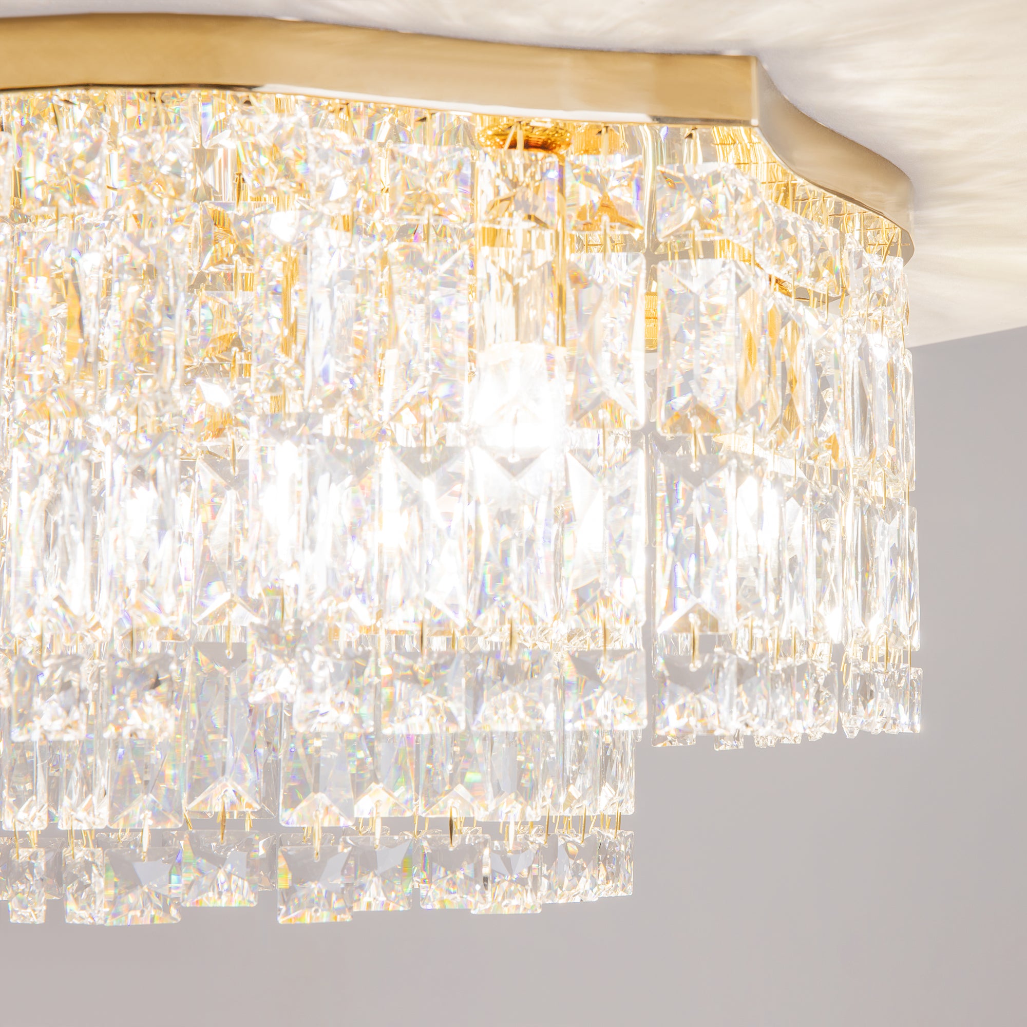 Maytoni Plafon Dune - Metal - Złoty DIA005CL-06G