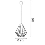 żyrandol Basket New small 1xE27