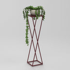Flower stand Column B 1000x240x240 burgundy