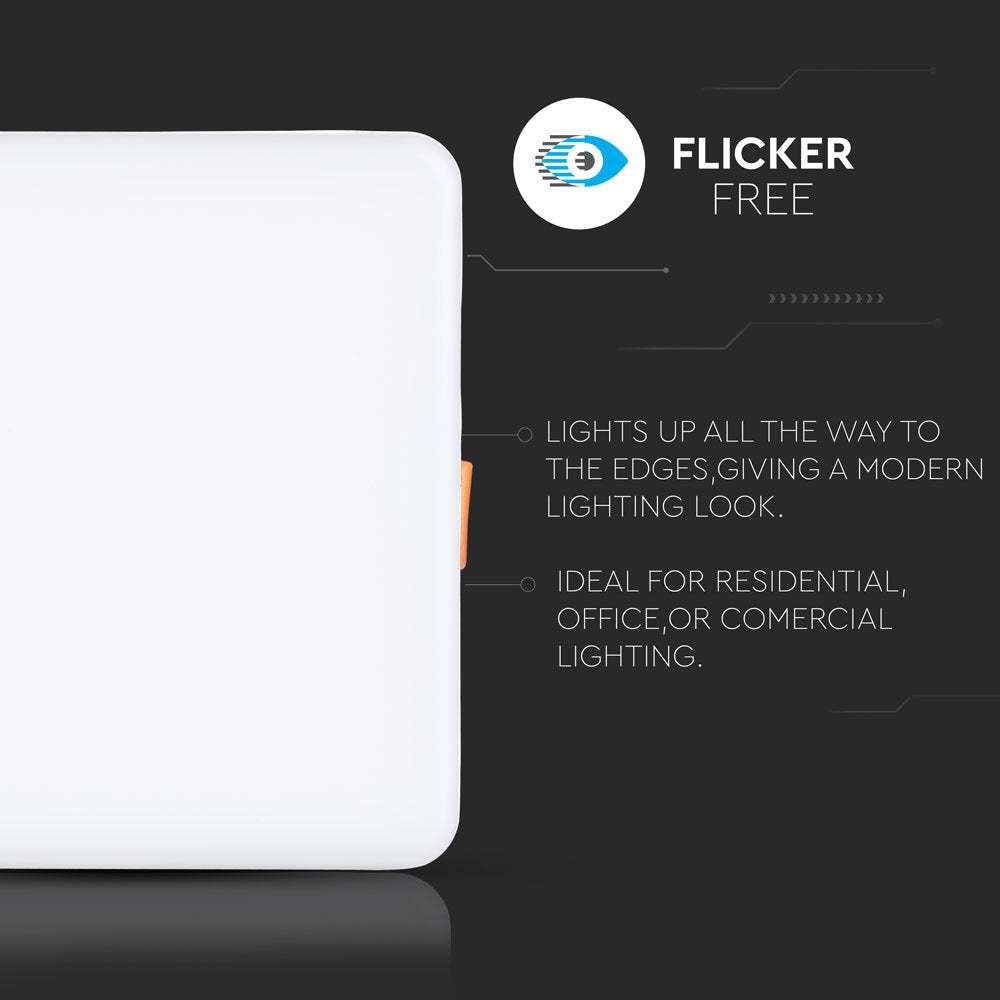 18W Panel LED / Chip SAMSUNG / Barwa:6400K / Kwadrat